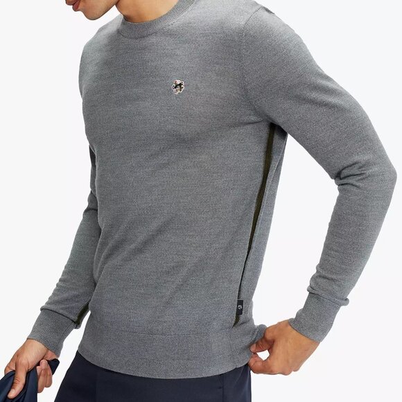 Ted Baker London Other - NWT TED BAKER Cardiff Wool Crewneck Sweater Embroidered Logo XXL MSRP $150